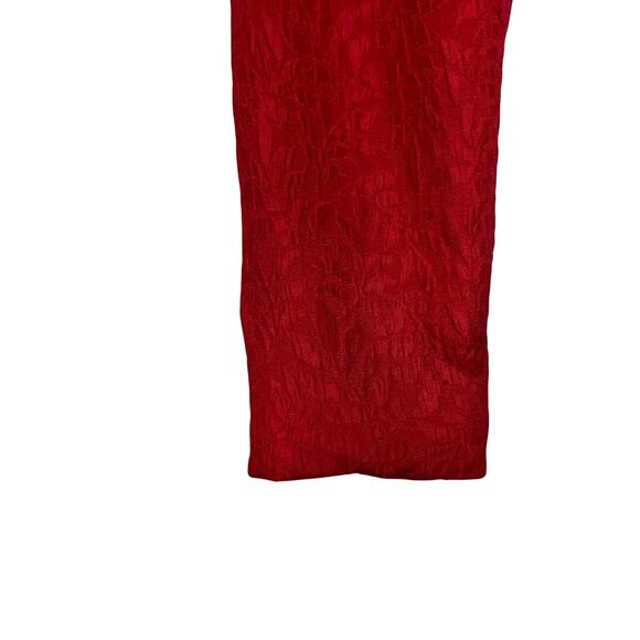 Richard Warren Vintage 80s Red Silk Suit Set 4 | Skirt Cherry-Coded Old Money - Picture 9 of 16